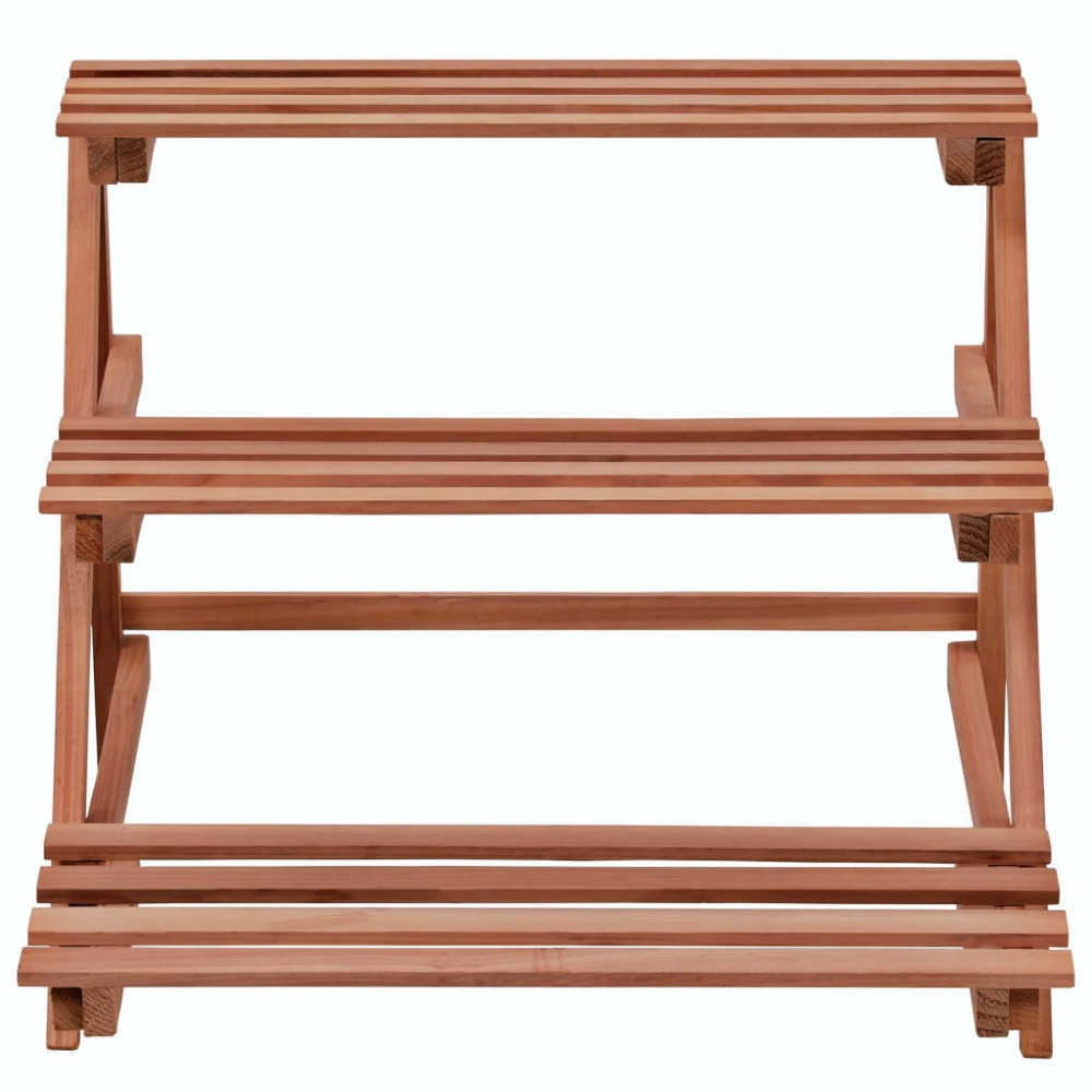 Produktbild för Växtställ 3 nivåer cedarträ 48x45x40 cm