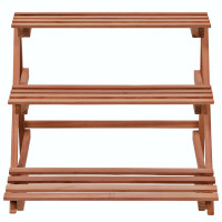 Produktbild för Växtställ 3 nivåer cedarträ 48x45x40 cm