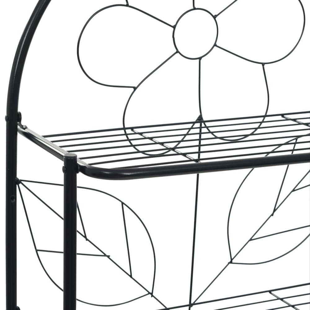 Produktbild för Badrumshylla 60x33x174 cm svart
