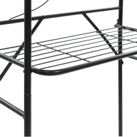 Produktbild för Badrumshylla 60x33x174 cm svart