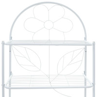 Produktbild för Badrumshylla 60x33x174 cm vit