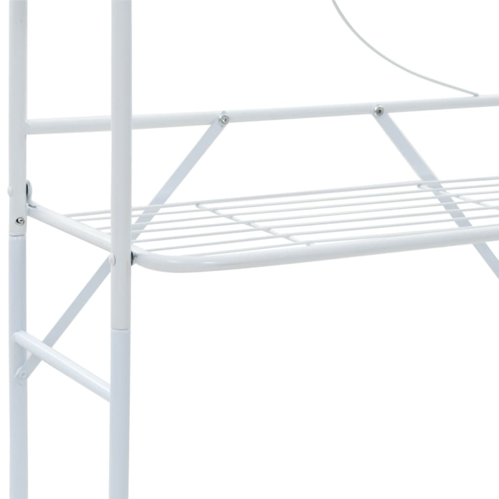 Produktbild för Badrumshylla 60x33x174 cm vit