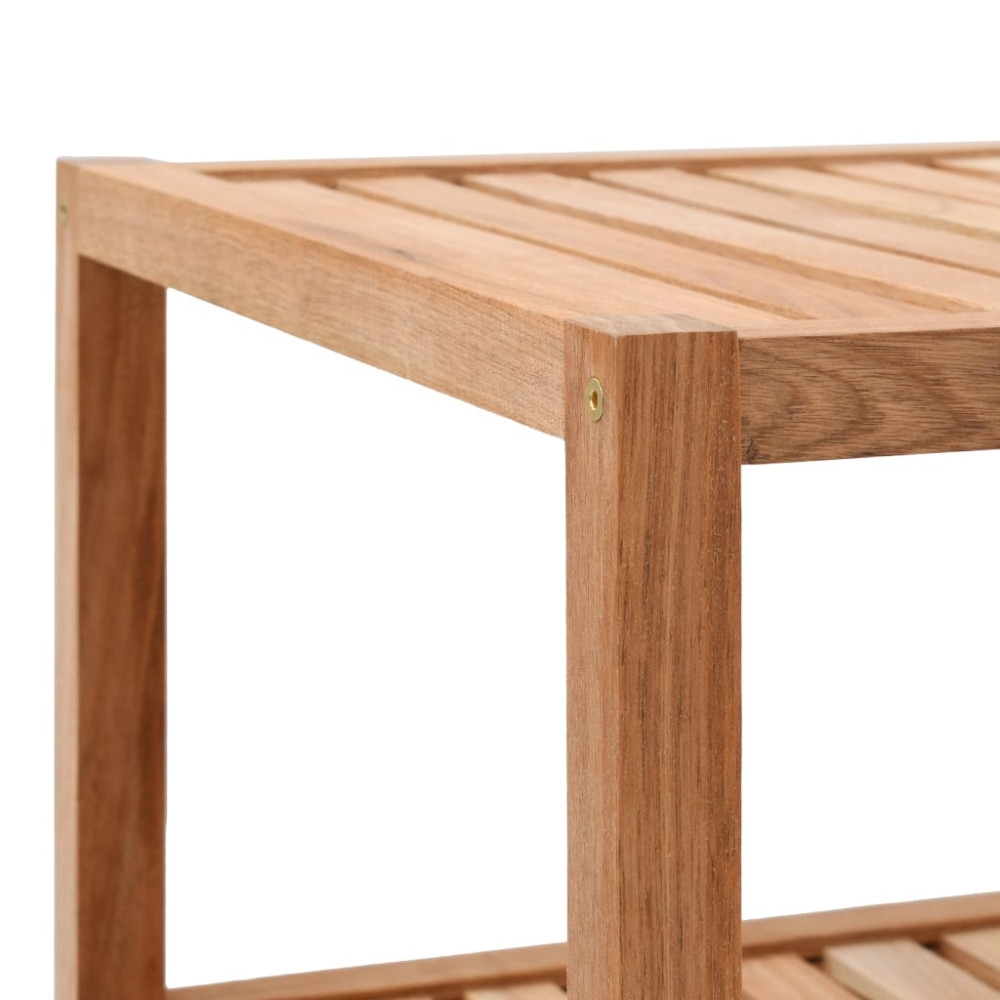 Produktbild för Badrumshylla massivt valnötsträ 65x40x55 cm
