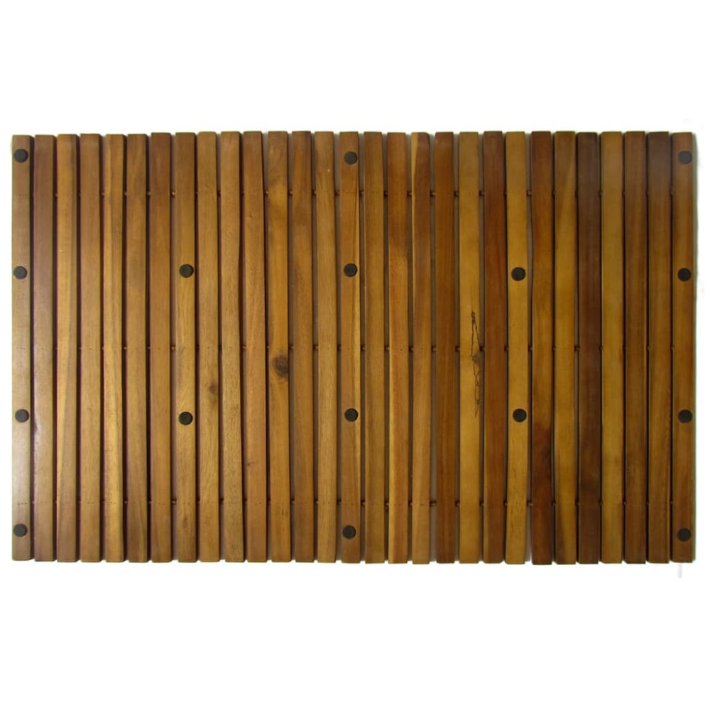 Produktbild för Badrumsmattor 3 st akacia 80 x 50 cm