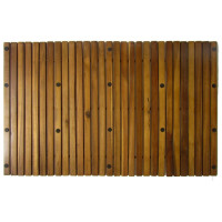 Produktbild för Badrumsmattor 3 st akacia 80 x 50 cm