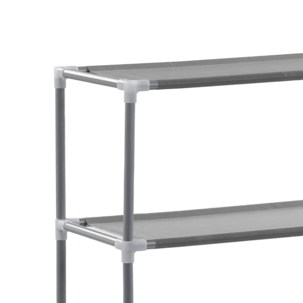Produktbild för Hylla för tvättmaskin med 3 hyllplan silver 69x28x169 cm