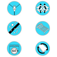Produktbild för Bäddmadrass 140x200 cm kallskum äggprofil 6 cm