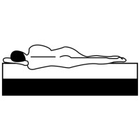 Produktbild för Bäddmadrass 180x200 cm viskoelastiskt minnesskum 6 cm