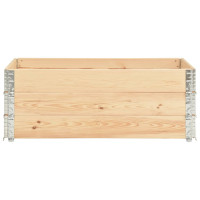 Produktbild för Upphöjd odlingsbädd 3 st 50x150 cm massiv furu