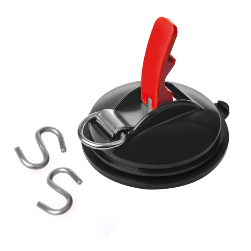 Produktbild för ProPlus Sugkopp med ring och 2 S-krokar 758082