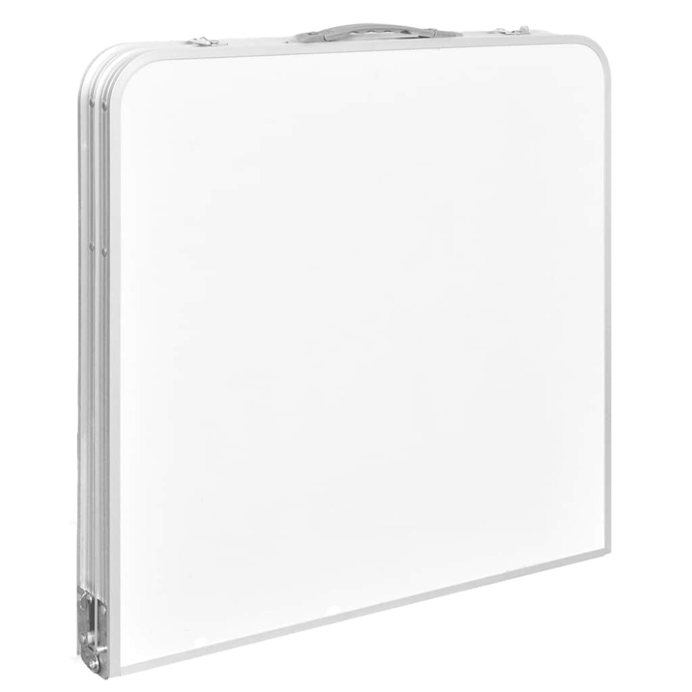 Produktbild för Hopfällbart campingbord höjdjusterbar aluminium 120x60 cm