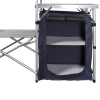 Produktbild för Campingkök med vindskydd i aluminium