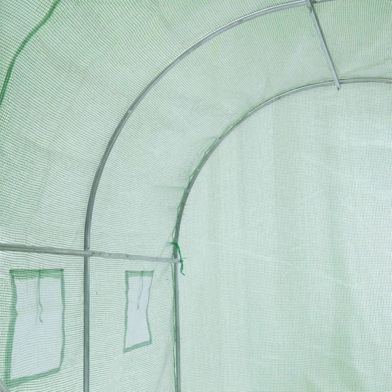 Produktbild för Nature Växthus 3,5x2x2 m grön