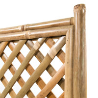 Miniatyr av produktbild för Odlingslåda med spaljé upphöjd bambu 40 cm