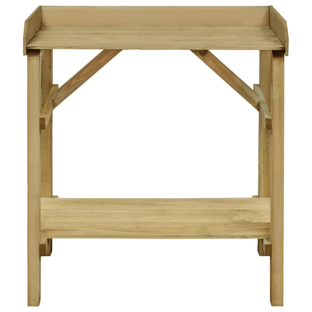 Produktbild för Planteringsbord impregnerad furu 75x40x90 cm