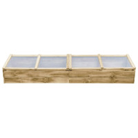Produktbild för Växthus impregnerad furu 200x50x35 cm