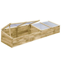 Produktbild för Växthus impregnerad furu 200x50x35 cm