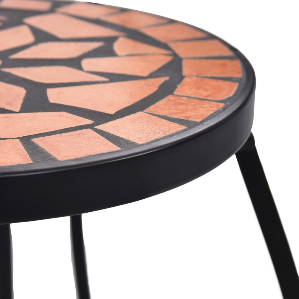 Produktbild för Mosaikbord 3 st terrakotta keramik