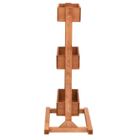 Produktbild för Odlingslåda 52x30x78 cm granträ