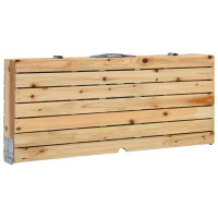 Produktbild för Hopfällbart campingbord med 4 sitsar stål aluminium