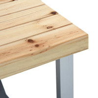 Produktbild för Hopfällbart campingbord med 4 sitsar stål aluminium