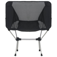 Produktbild för Hopfällbara campingstolar 2 st med väska 54x50x65 cm aluminium