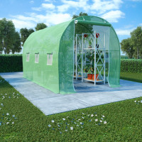 Miniatyr av produktbild för Växthus 6,86 m² 3,43x2x2 m