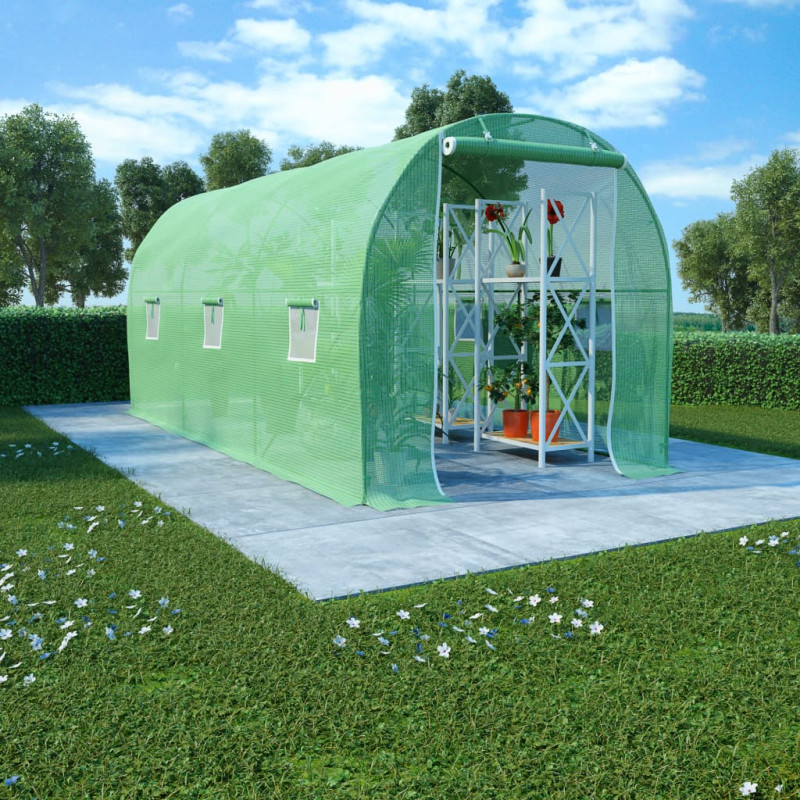 Produktbild för Växthus 9 m² 4,5x2x2 m