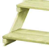 Produktbild för Växtställ 80x80x80 cm impregnerad furu