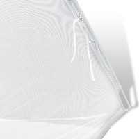 Miniatyr av produktbild för Myggnät säng 200x120x130 cm vit