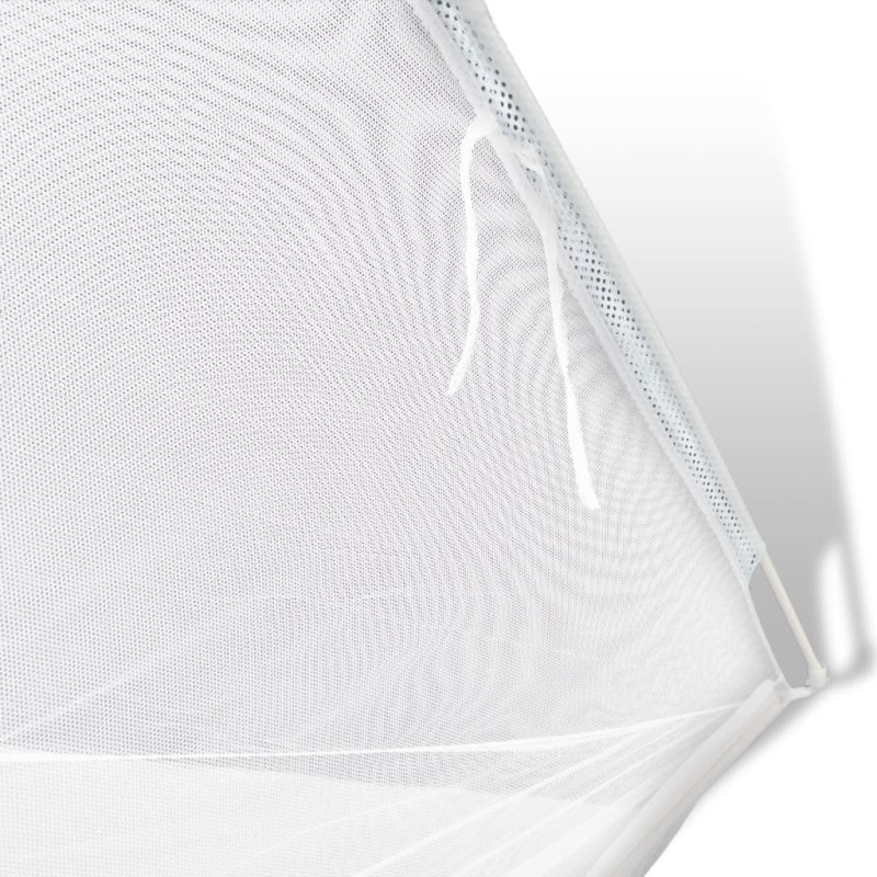 Produktbild för Myggnät säng 200x120x130 cm vit