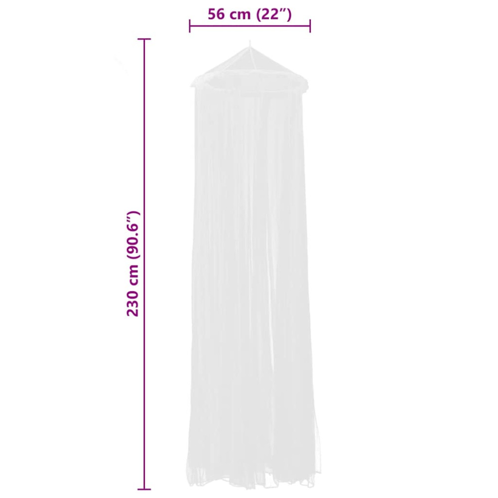 Produktbild för Myggnät 2 st rund 56x325x230 cm