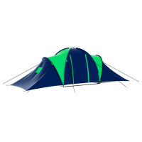 Miniatyr av produktbild för Tält för 9 personer blå och grön