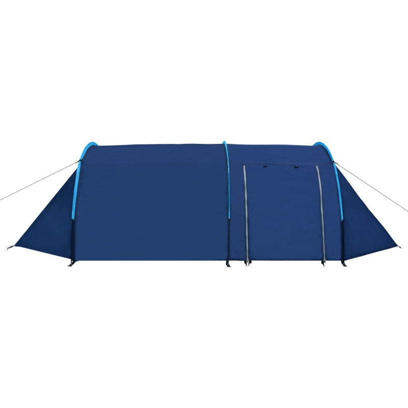 Produktbild för Campingtält för 4 personer marinblå/ljusblå