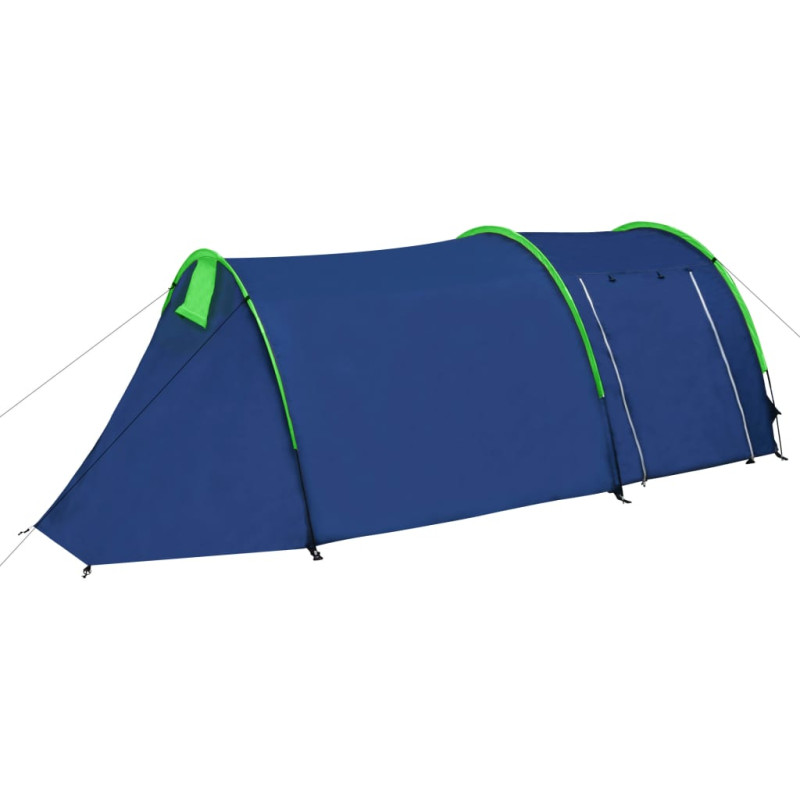 Produktbild för Campingtält 4 Personer marinblå/grön