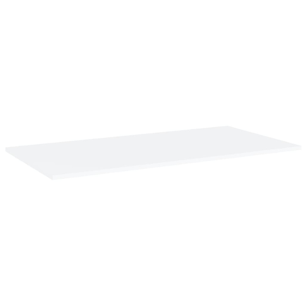 Produktbild för Hyllplan 4 st vit 80x20x1,5 cm konstruerat trä