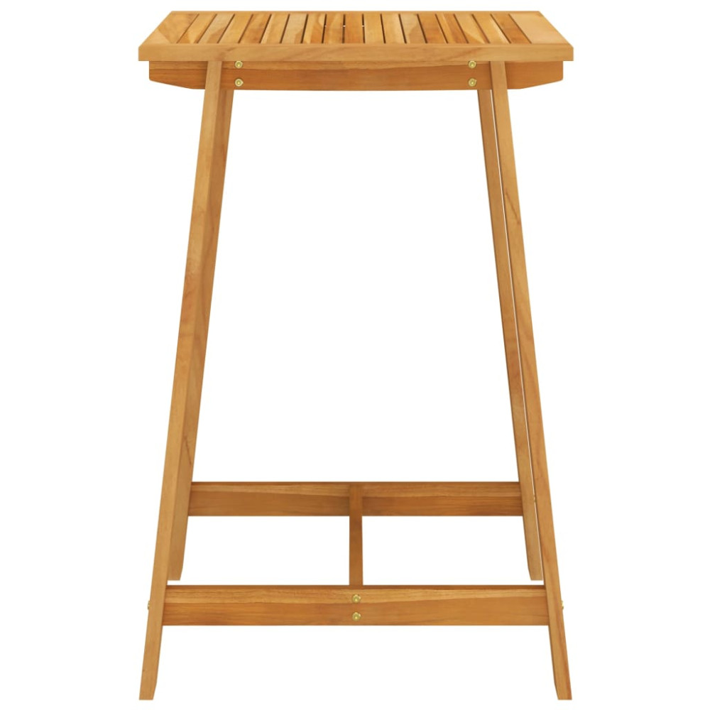 Produktbild för Barbord för trädgården 70x70x104 cm massivt akaciaträ