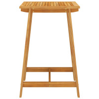 Produktbild för Barbord för trädgården 70x70x104 cm massivt akaciaträ