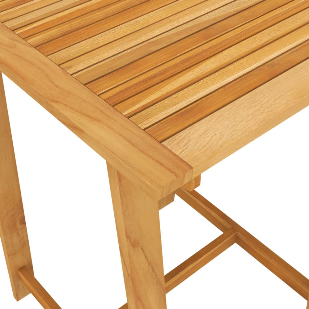 Produktbild för Barbord för trädgården 70x70x104 cm massivt akaciaträ