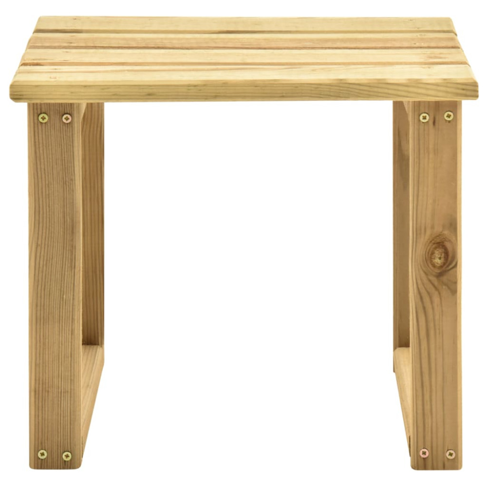 Produktbild för Bord för solsäng 30x30x26 cm impregnerad furu