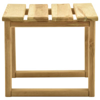 Produktbild för Bord för solsäng 30x30x26 cm impregnerad furu