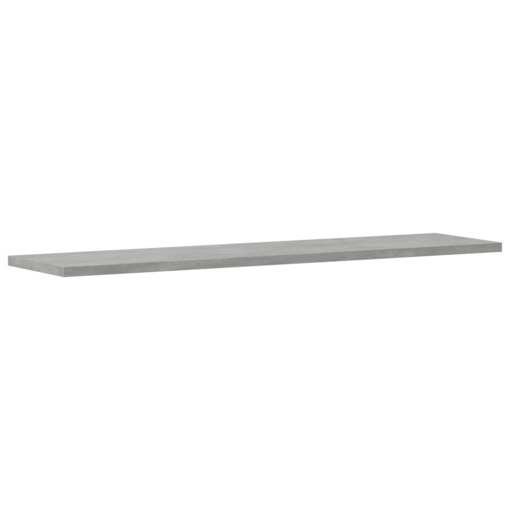 Produktbild för Hyllplan 4 st betonggrå 80x20x1,5 cm konstruerat trä