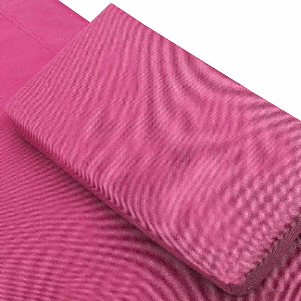 Produktbild för Solsäng med tak & kuddar rosa