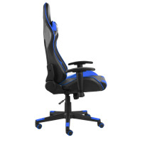 Produktbild för Snurrbar gamingstol blå PVC