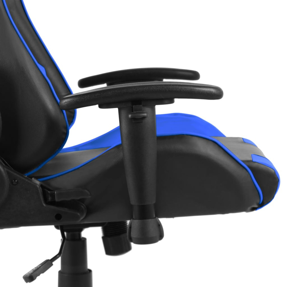 Produktbild för Snurrbar gamingstol blå PVC