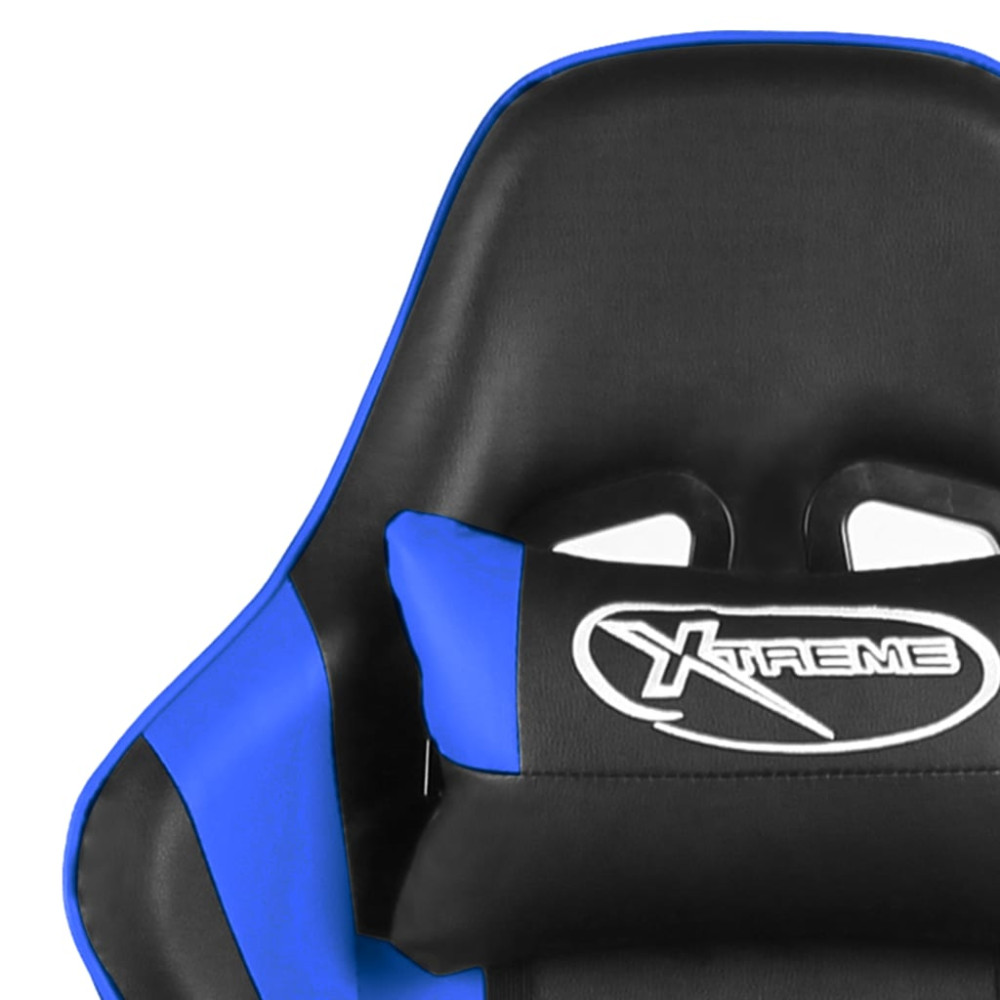 Produktbild för Snurrbar gamingstol blå PVC