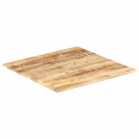 Produktbild för Bordsskiva i massivt mangoträ 15-16 mm 80x80 cm