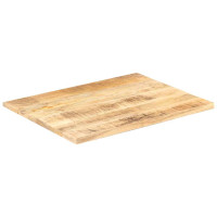 Produktbild för Bordsskiva i massivt mangoträ 25-27 mm 80x60 cm