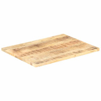 Produktbild för Bordsskiva i massivt mangoträ 25-27 mm 80x60 cm