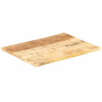Produktbild för Bordsskiva i massivt mangoträ 25-27 mm 80x60 cm